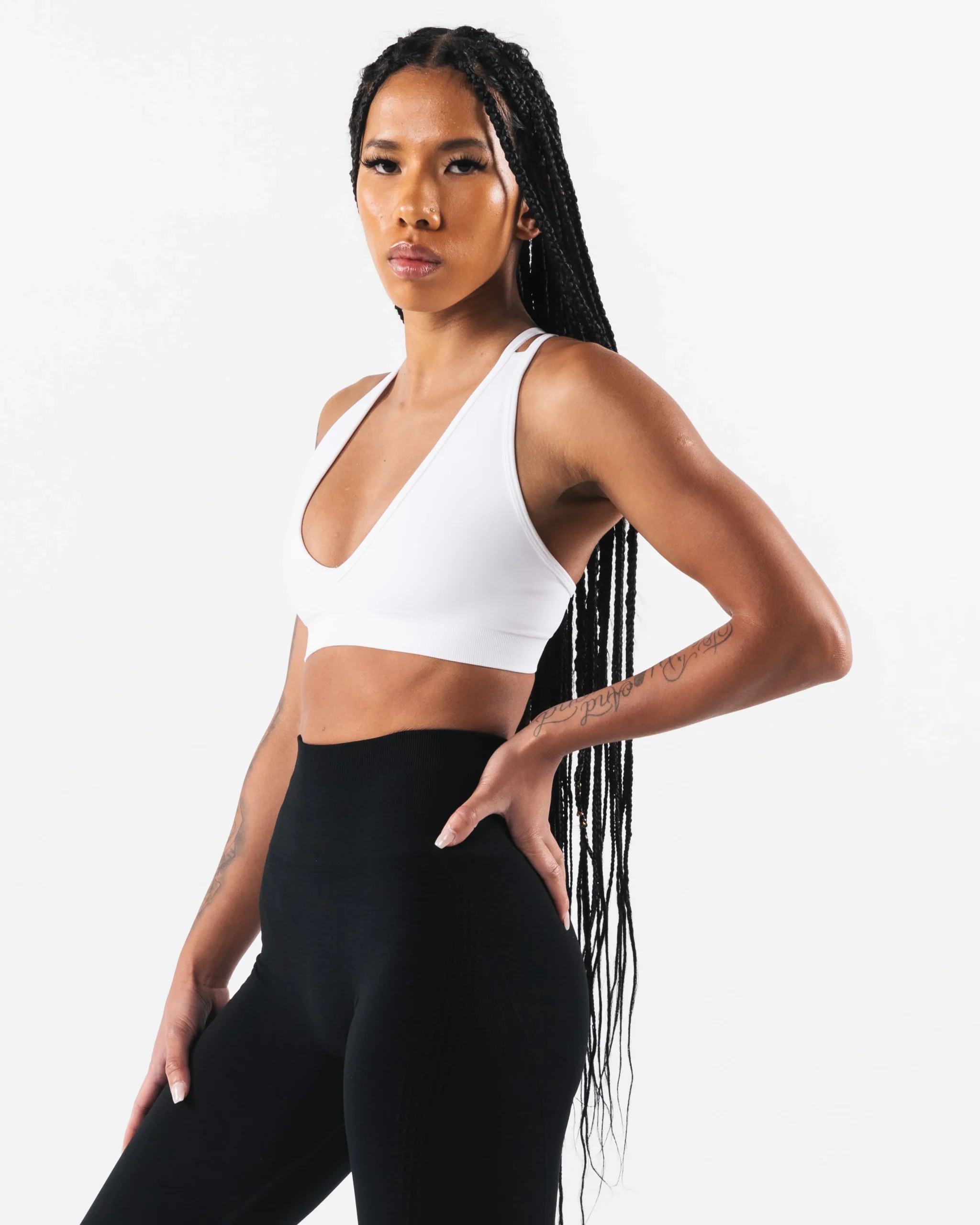 Amplify Deep V Bra