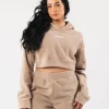 King Crop Hoodie