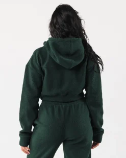 King Crop Hoodie