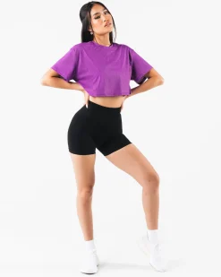 Margo Mesh Crop Tee