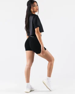 Margo Mesh Crop Tee