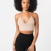 Seamless Ribbed Bra