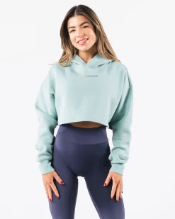 Trilogy Crop Hoodie