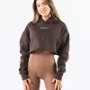 Trilogy Crop Hoodie