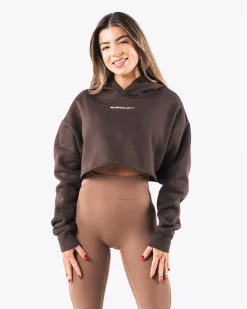 Trilogy Crop Hoodie