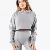 Trilogy Crop Hoodie