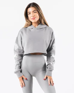 Trilogy Crop Hoodie