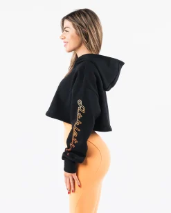 Trilogy Crop Hoodie