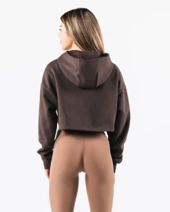Trilogy Crop Hoodie