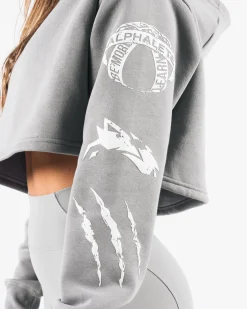 Trilogy Crop Hoodie